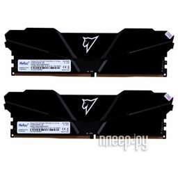 NETAC Оперативная память Shadow NTSRD4P36DP-16E DDR4 - 2x 8ГБ 3600МГц, DIMM, Grey, Ret