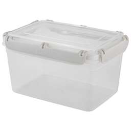 PLAST TEAM PT104410024 БЕРГЕН герметичный с защелками 1,3л пепельный жемчуг