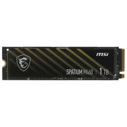 MSI SSD жесткий диск PCIE 4.0 NVME M.2 1TB SPATIUM M460 1TB