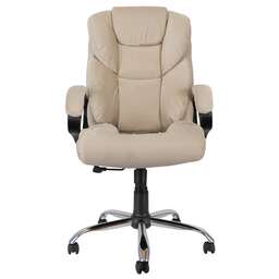 ЯРКРЕСЛА Кр87 ТГ HT04 (ткань бежевая)/крестовина хром/подлокотники пластик черный