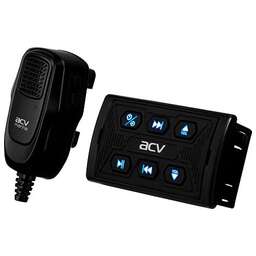 ACV SUPREME UMBR-2MIC морской пульт/аудиоресивер с микрофоном/BT V5.3/USB/AUX/RCA/LED/IPX6