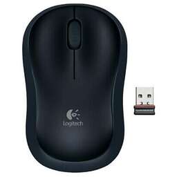 LOGITECH Мышь B175 черный/серый оптическая 1000dpi беспров. USB для ноутбука 2but (910-002635)