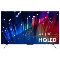 HAIER 43 SMART TV S3, QLED, 4K ULTRA HD, серебристый