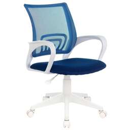 БЮРОКРАТ Кресло CH-W695NLT, на колесиках, сетка/ткань, темно-синий [ch-w695nlt/db/tw-10n]