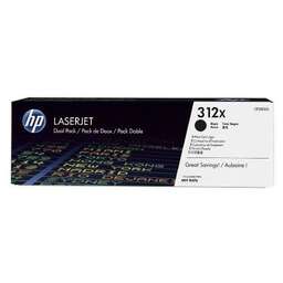 HP Картридж (двойная упаковка) 312X, черный / CF380XD