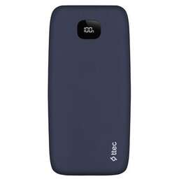 TTEC Внешний аккумулятор (Power Bank) ChargeUp LCD, 20000мAч, синий [2bb211l]