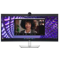 DELL Монитор 34.14" P3424WEB черный IPS LED 21:9 HDMI M/M Cam матовая HAS Piv 1000:1 300cd 178гр/178гр 3440x1440 60Hz DP WQ USB 10.83кг