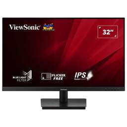 VIEWSONIC Монитор 31.5" VA3209-2K-MHD черный IPS LED 4ms 16:9 HDMI M/M матовая 250cd 178гр/178гр 2560x1440 75Hz DP 2K 7.3кг