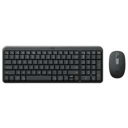 LOGITECH Комплект (клавиатура+мышь) Wireless MK250 Compact MR0114, USB, беспроводной, серый [920-013853]