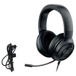 RAZER Гарнитура игровая Kraken X Lite, для компьютера и игровых консолей, мониторные, проводные, черный [rz04-02950100-r381]