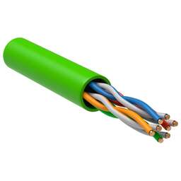 ITK Кабель информационный LC1-C5E04-122 кат.5E UTP 4 пары 24AWG нг(А)-LSLTx внутренний 305м зеленый