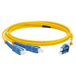 LANMASTER Патч-корд LAN-2LC-2SC/SU-3.0 2x9/125 OS1/OS2 LC дуплекс-SC дуплекс 3м LSZH оранжевый