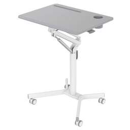 CACTUS Стол для ноутбука CS-FDS101WGY, с регулировкой высоты, МДФ, серый