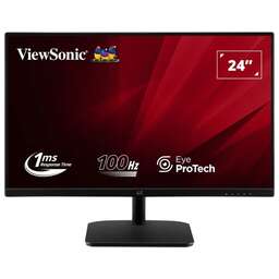 VIEWSONIC 23.8" Монитор VA2432-MHD-3, 1920x1080, IPS, 100Гц, 1хHDMI, 1хDP, черный