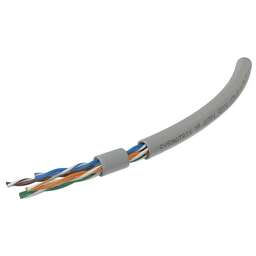 SYSMATRIX Кабель информационный TP UUTP4.5ES24.LSZH.GY305 кат.5E U/UTP 4 пары 0.5AWG LSZH внутренний 305м серый