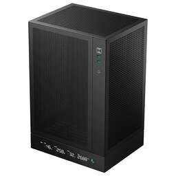 DEEPCOOL Корпус CH170 Digital черный без БП miniITX 6x120mm 2xUSB3.0 audio bott PSU