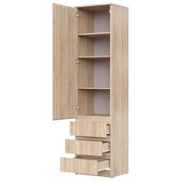 НК-МЕБЕЛЬ STERN шкаф-пенал ШКЯ-1 Дуб Сонома 72678279 (2 кор.)