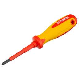 MATRIX Отвертка Insulated, PH1 x 75 мм, CrMo, до 1000 В, двухкомпонентная рукоятка Professional 12926