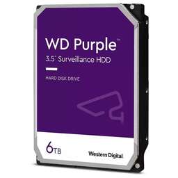 WD Жесткий диск -III 6TB 64PURZ Surveillance Purple (5400rpm) 256Mb 3.5"
