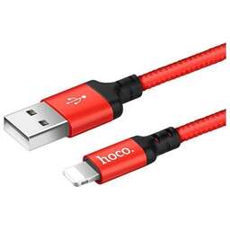 HOCO (6957531062899) X14 USB (m) - 8 Pin (m) 2.0m - красный/черный