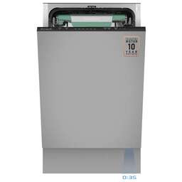 WEISSGAUFF Посудомоечная машина встраив. BDW 4536 D Inverter Autoopen Timer Floor узкая инвертор