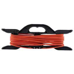 PROCONNECT Удлинитель-шнур на рамке ПВС 2х0,75, 10м, б/з, 6А, 1300Вт, IP20, оранжевый (Сделано в России)