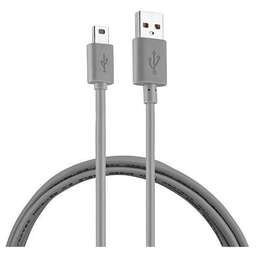 BURO Кабель mini USB (m) - USB (m), 1.8м, 0.8A, серый [bhp ret usb_mini18]