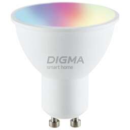 DIGMA Умная лампа L1 GU10 RGB 5Вт 400lm Wi-Fi [dll1gu10]