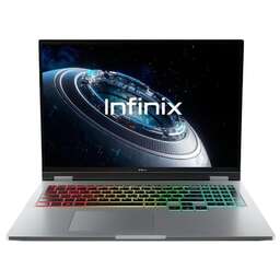 INFINIX Ноутбук GTBook GL614 Intel Core i5-13420H/16Gb/SSD512Gb/RTX5060 8Gb (90W)/16"/IPS/WQXGA/2560x1600/120Hz/NoOS/Silver/1.99kg (71005000135)