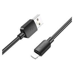 HOCO Кабель X96 Hyper iP, Lightning (m) - USB (m), 1м, 2.4A, черный