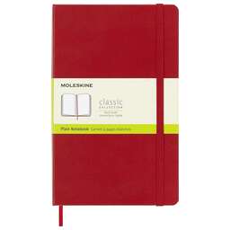 MOLESKINE Блокнот CLASSIC, 240стр, без разлиновки, твердая обложка, красный [qp062r]