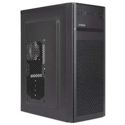 DIGMA Корпус ATX DCC-MD301, Midi-Tower, без БП, черный