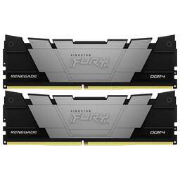 KINGSTON Память DDR4 2x32GB 3200MHz KF432C16RB2K2/64 Fury Renegade Black RTL Gaming PC4-25600 CL16 DIMM 288-pin 1.35В dual rank с радиатором Ret