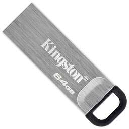 KINGSTON Флеш Диск 64GB DataTraveler Kyson DTKN/64GB USB3.2 серебристый/черный