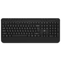 OKLICK Клавиатура Оклик K257W черный USB беспроводная Multimedia (подставка для запястий) (2070286)