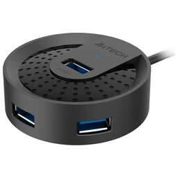 A4TECH Разветвитель USB 3.0 HUB-30 4порт. черный