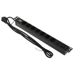 ITK Блок распределения питания PH22-7D2C131-P гор.размещ. 7xSchuko 2xC13 базовые 16A Schuko 2м