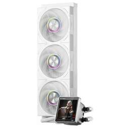 PCCOOLER Система водяного охлаждения DT360 Display, LCD, 4-pin, ARGB, 120мм, Ret, белый [dt360-whawxy-gl]