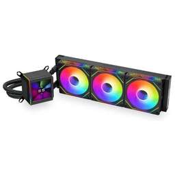 LIAN-LI Система водяного охлаждения Galahad II LCD 360 SL-INF ARGB Soc-AM5/AM4/1200/1700/1851 черный 4-pin 29dB Al+Cu LCD Ret (G89.GA2ALCD36INB.00)