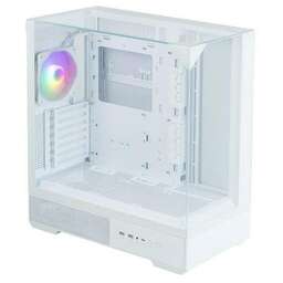 ZALMAN Корпус MidiTower P40 Prism White (ATX, без БП, ARGB, 2xType-A + USB Type-C) ( P40 Prism White)