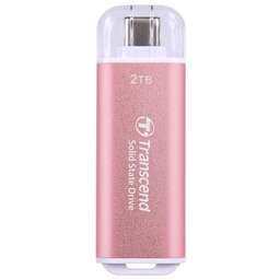 TRANSCEND Накопитель SSD USB-C 2TB TS2TESD300P ESD300 розовый