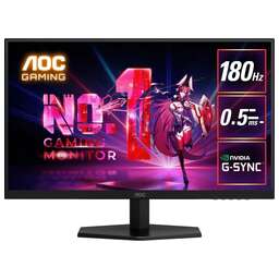 AOC 27" Монитор Q27G40E, 2560x1440, IPS, 180Гц, 1хHDMI, 1хDP, черный