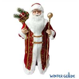 WINTER GLADE Фигурка Дед Мороз 60 см (красный), M0160