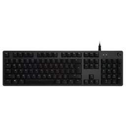 LOGITECH Клавиатура G512 Carbon Red Linear механическая черный USB Multimedia for gamer LED (920-009374)