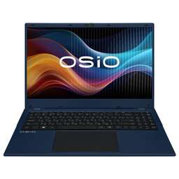 OSIO Ноутбук BaseLine B150i-012c, 15.6", 2024, IPS, Intel N100 0.8ГГц, 4-ядерный, 8ГБ DDR4, 256ГБ SSD, Intel UHD Graphics, Uncom, синий