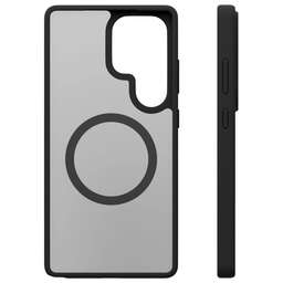 VLP Чехол (клип-кейс) Haze Case, для Samsung Galaxy S25 Ultra, черный/прозрачный [10528008]