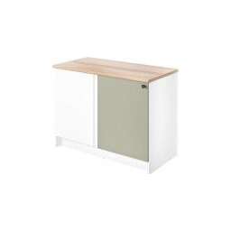 Candy ModulE, угловой со столешницей, 120x91х61 см (TD0053882RU), зеленый матовый