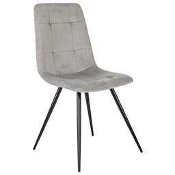 DOMFY Комплект стульев CHILLY, 4шт, на ножках, ткань, светло-серый [dk-chilly_1/hl09_4]
