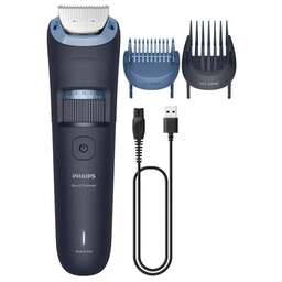 Philips триммер для бороды Series 3000 BT3665/15 Цвет: черный (USB)