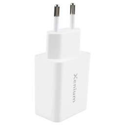 XENIUM Сетевое зарядное устройство X252, USB-A, USB-C, 25Вт, 3A, белый [ccx252cw/00]